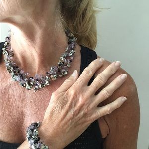 Handmade necklace and bracelet